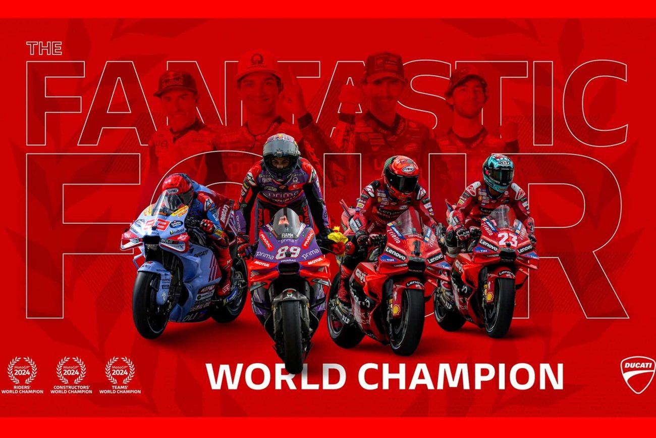 Ducati se alza con el título de MotoGP por tercer año consecutivo