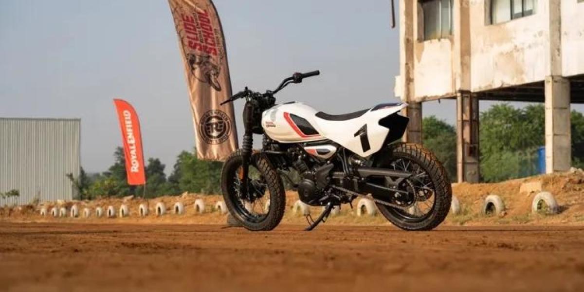 La nueva Royal Enfield FT450 es una versión muy gamberra de la Guerrilla 450