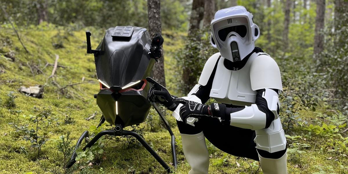 Llega una nueva moto jet voladora capaz de alcanzar los 200 km/h, y el video promocional inspirado en Star Wars lo peta, es la Volonaut Airbike