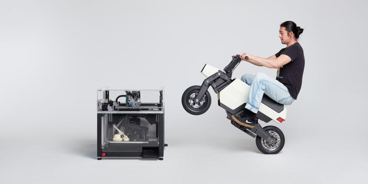 La fascinante Pantheon Compo, una moto súper divertida que se imprime en una semana gracias a la tecnología 3D