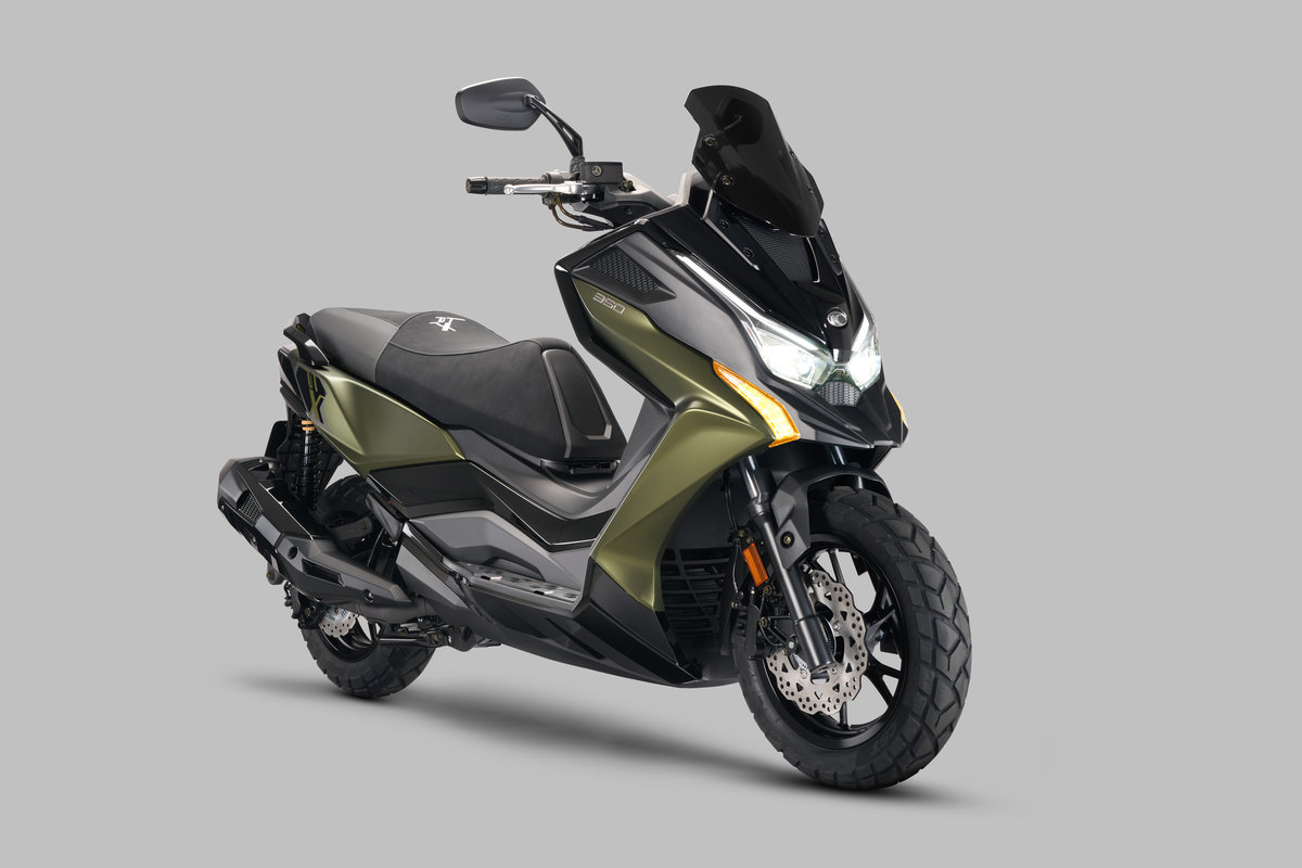 KYMCO DTX 350 2025: su nuevo scooter-trail para carnet A2