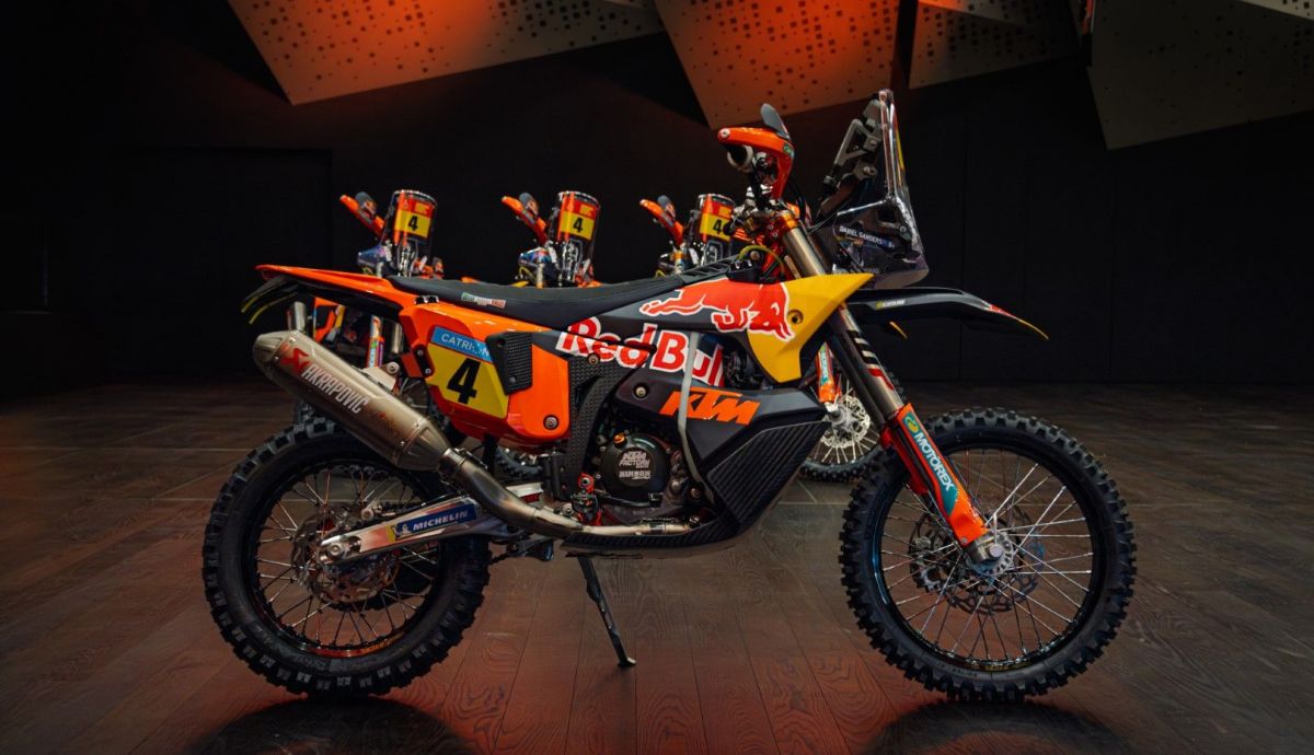 KTM 450 Rally Réplica Sanders Edition. Súper exclusiva moto con producción de solo 5 unidades.