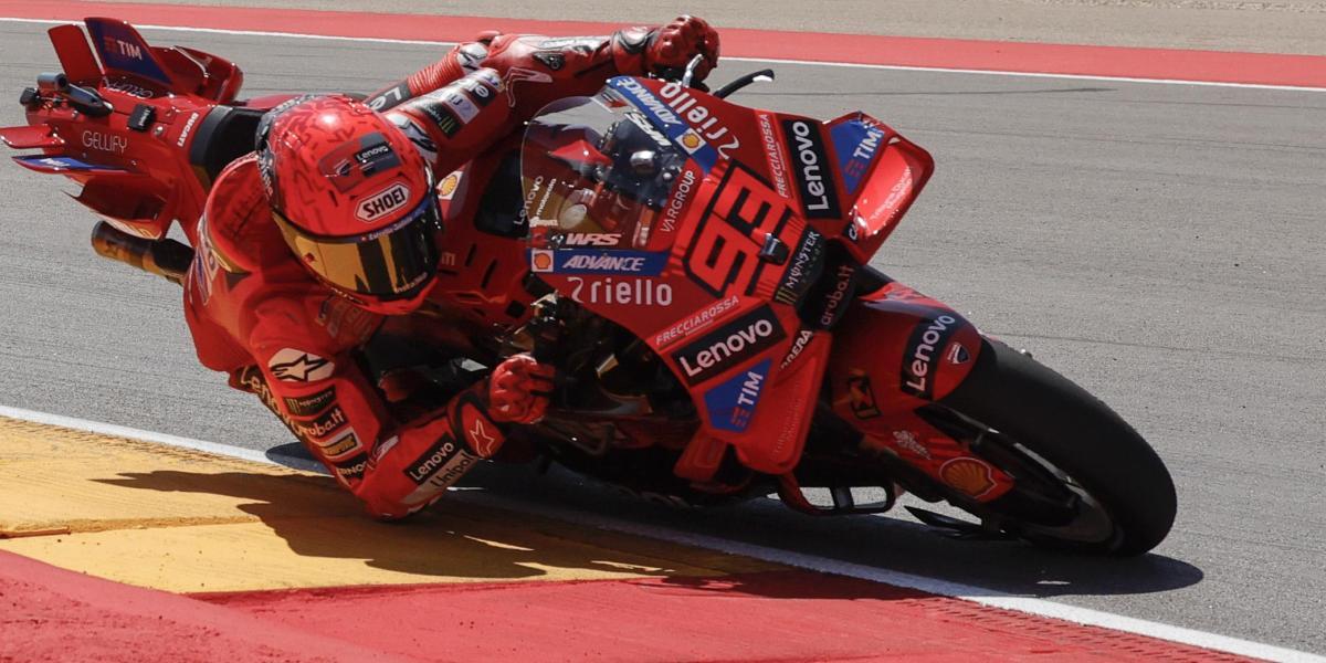 Marc Márquez saca a relucir su versión más aniquiladora para arrasar en Aragón