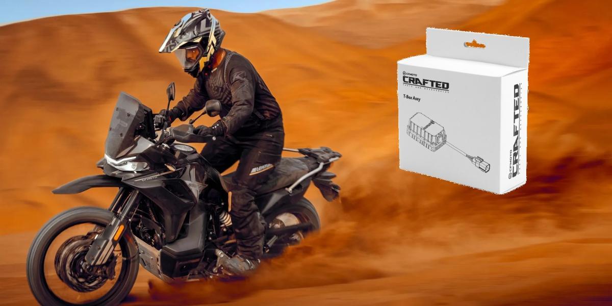 Qué es el sistema T-Box para motos que lo está petando en todo el mundo, un dispositivo accesorio que ofrece la marca CFMoto