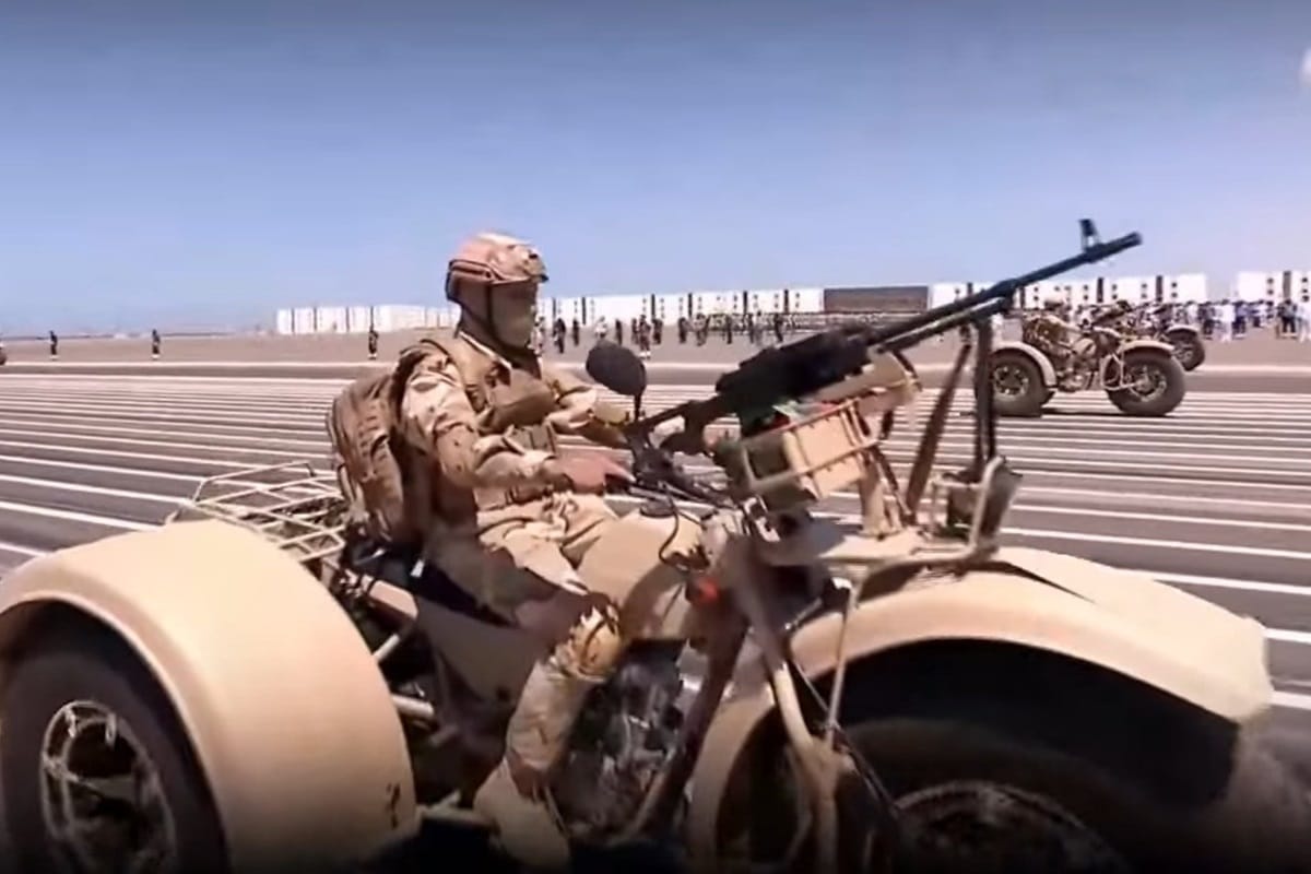 Konung Trike: El triciclo militar preparado para combatir sobre cualquier terreno