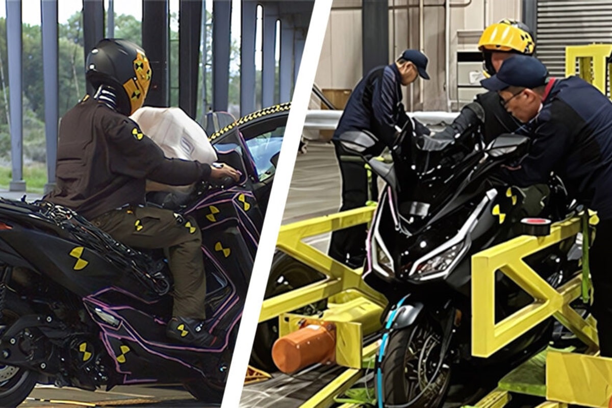 Toyoda Gosei realiza las primeras pruebas internas de su próximo airbag para motocicletas