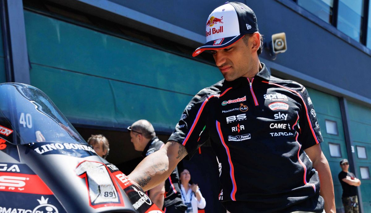 Jorge Martín vuelve a subirse a Aprilia: "Fue fantástico"