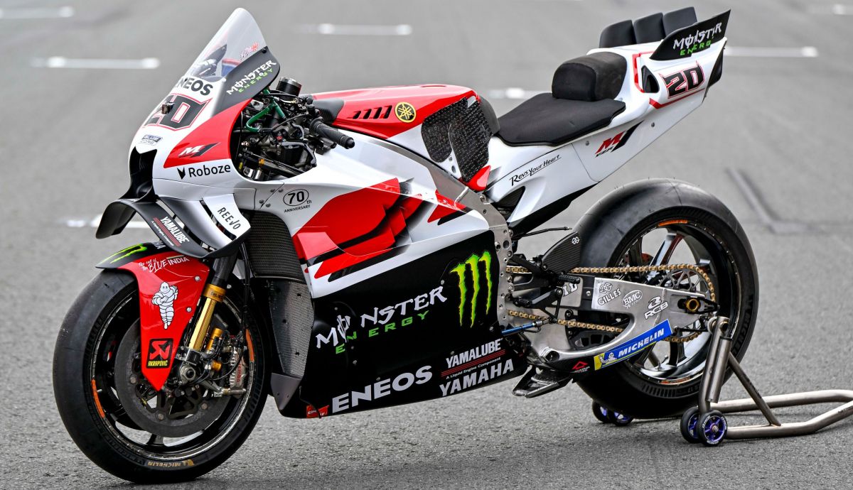 Yamaha exhibe en Assen una espectacular decoración para celebrar su 70º aniversario