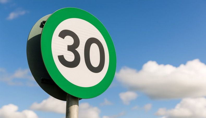 Nueva señal tráfico con borde verde podría llegar a España