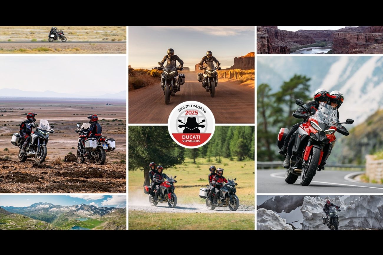 Multistrada V4 Voyagers 2025: El mototurismo triunfa a nivel internacional