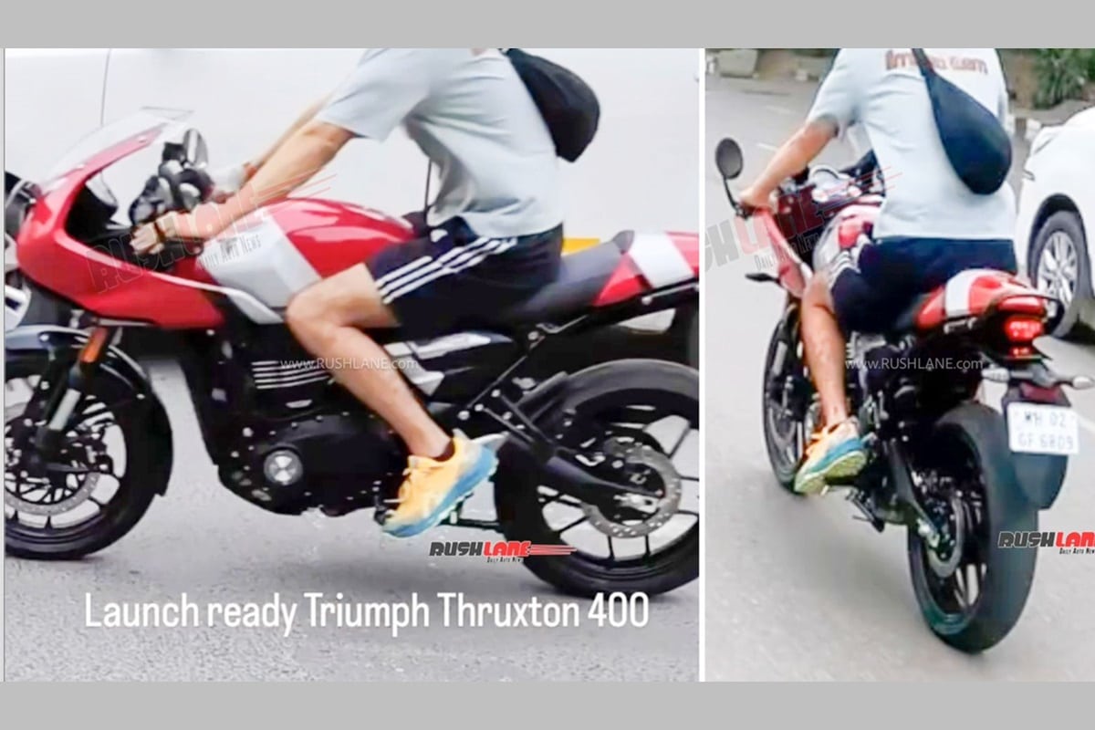 Triumph ultima detalles para el lanzamiento inminente de su nueva Thruxton 400