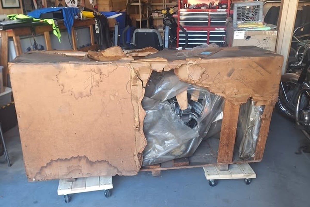 Motos de ensueño a la venta: Triumph Trident T150 de 1974 “nueva de paquete”