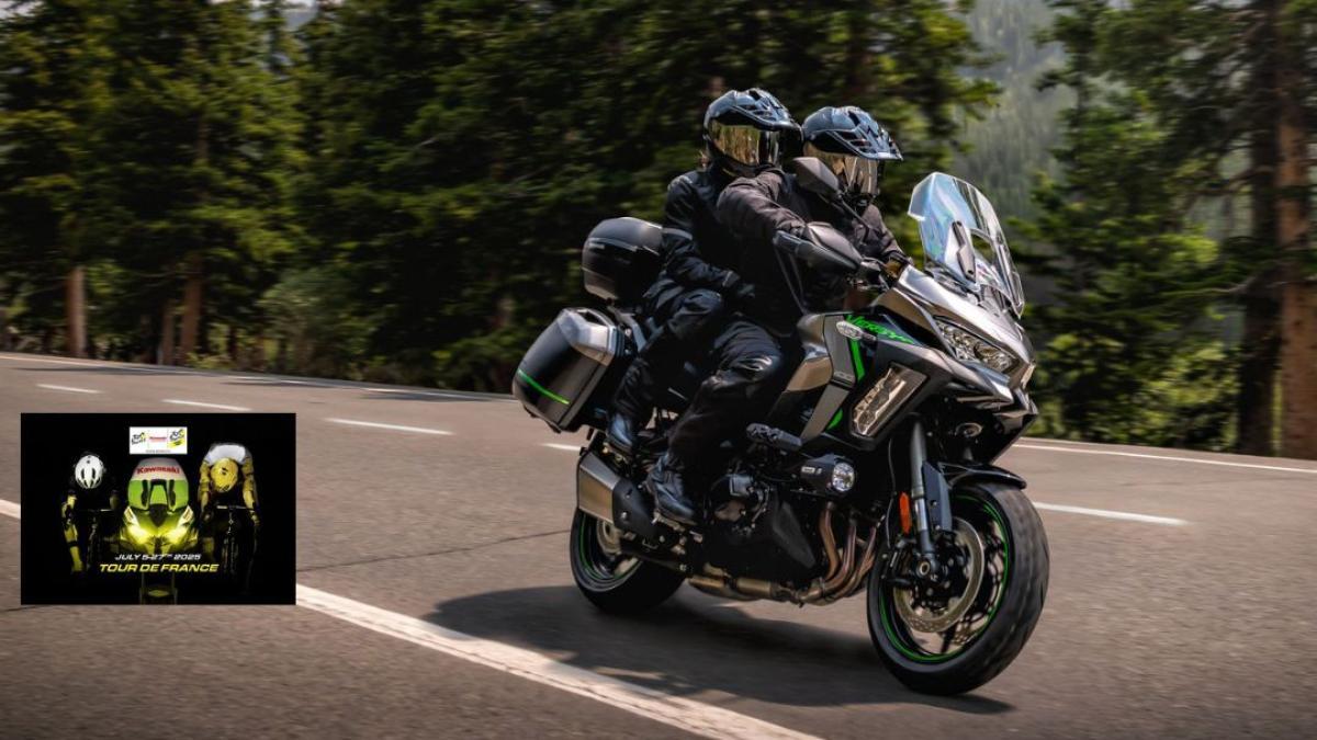 La Kawasaki Versys 1100 se cuela en el pelotón más famoso del mundo