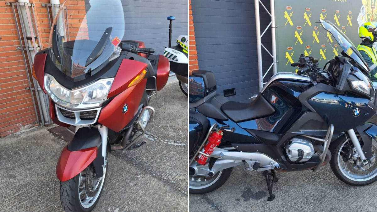 El color podría delatar cómo son las motos camufladas BMW de la Guardia Civil presentadas por la Subdelegación del Gobierno en Salamanca