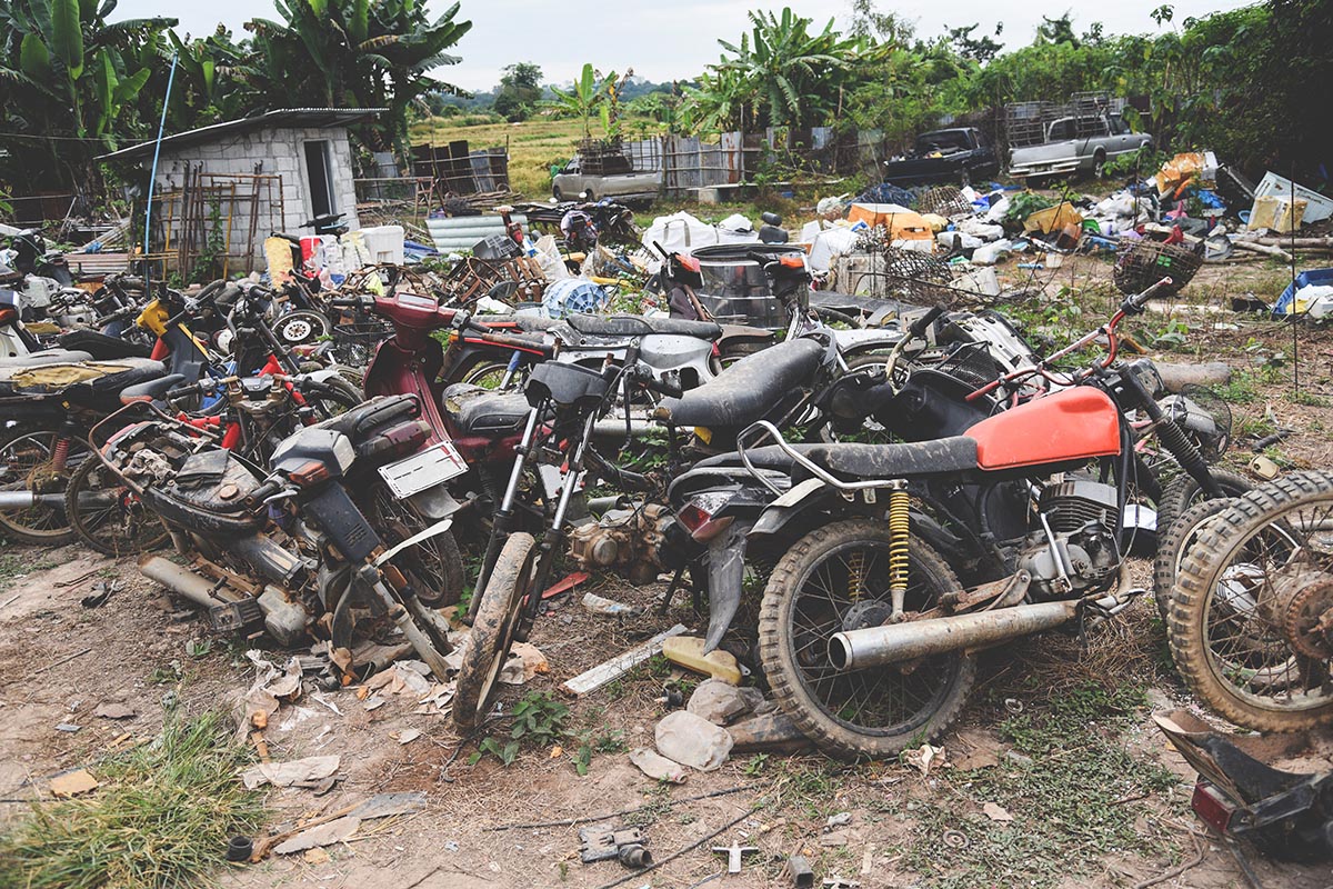 Ya no podrás quedarte tu moto vieja, tendrás que llevarla al desguace