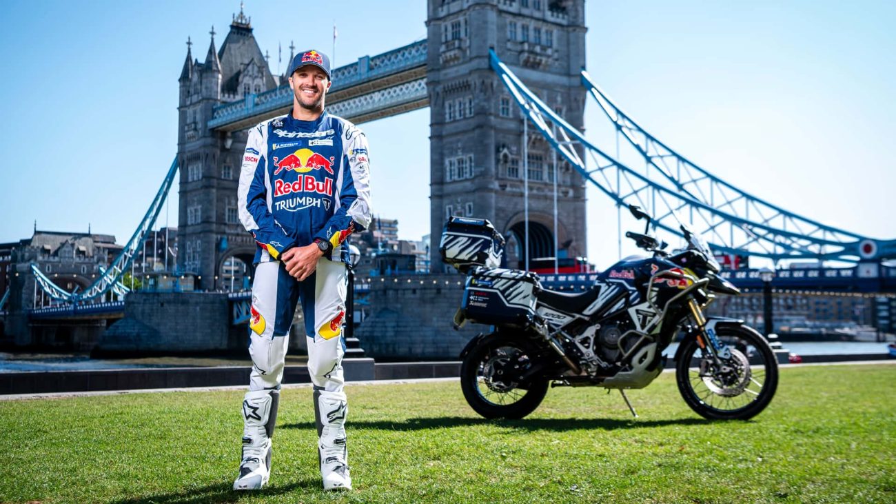 Sam Sunderland, a por la vuelta al mundo más rápida en moto