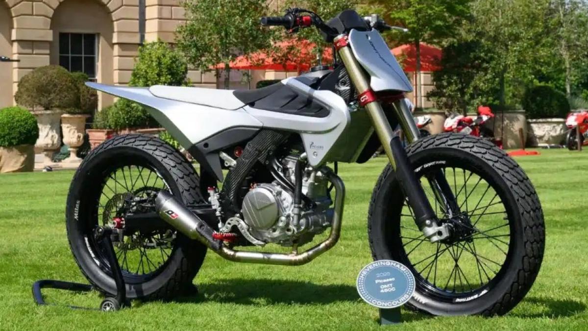 La artesanal e innovadora moto de flat-track que tiene nombre de genio español