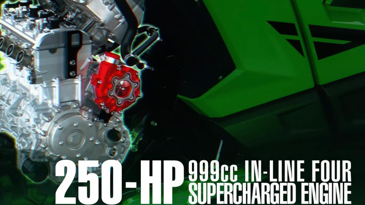 Kawasaki ha lanzado un pepino de todoterreno de 250 CV con el motor de la todopoderosa Ninja H2R...