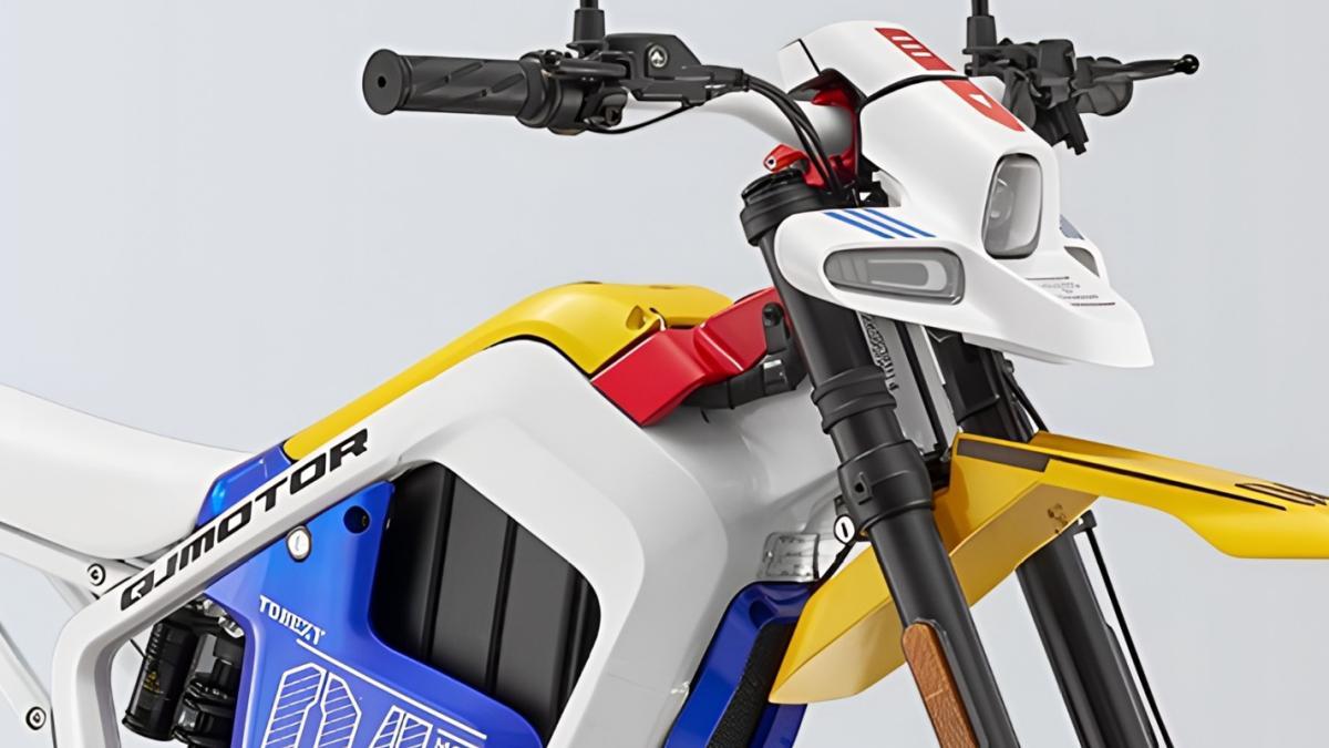 Llega una moto todoterreno con un frontal de aspecto extraterrestre y que parece un juguete, la curiosa QJ Motor Q2
