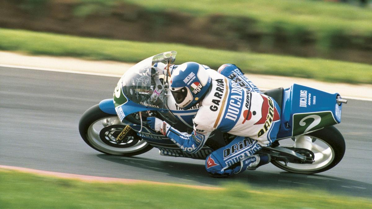 10 años sin el 'comecocos' Garriga, uno de los grandes del motociclismo español