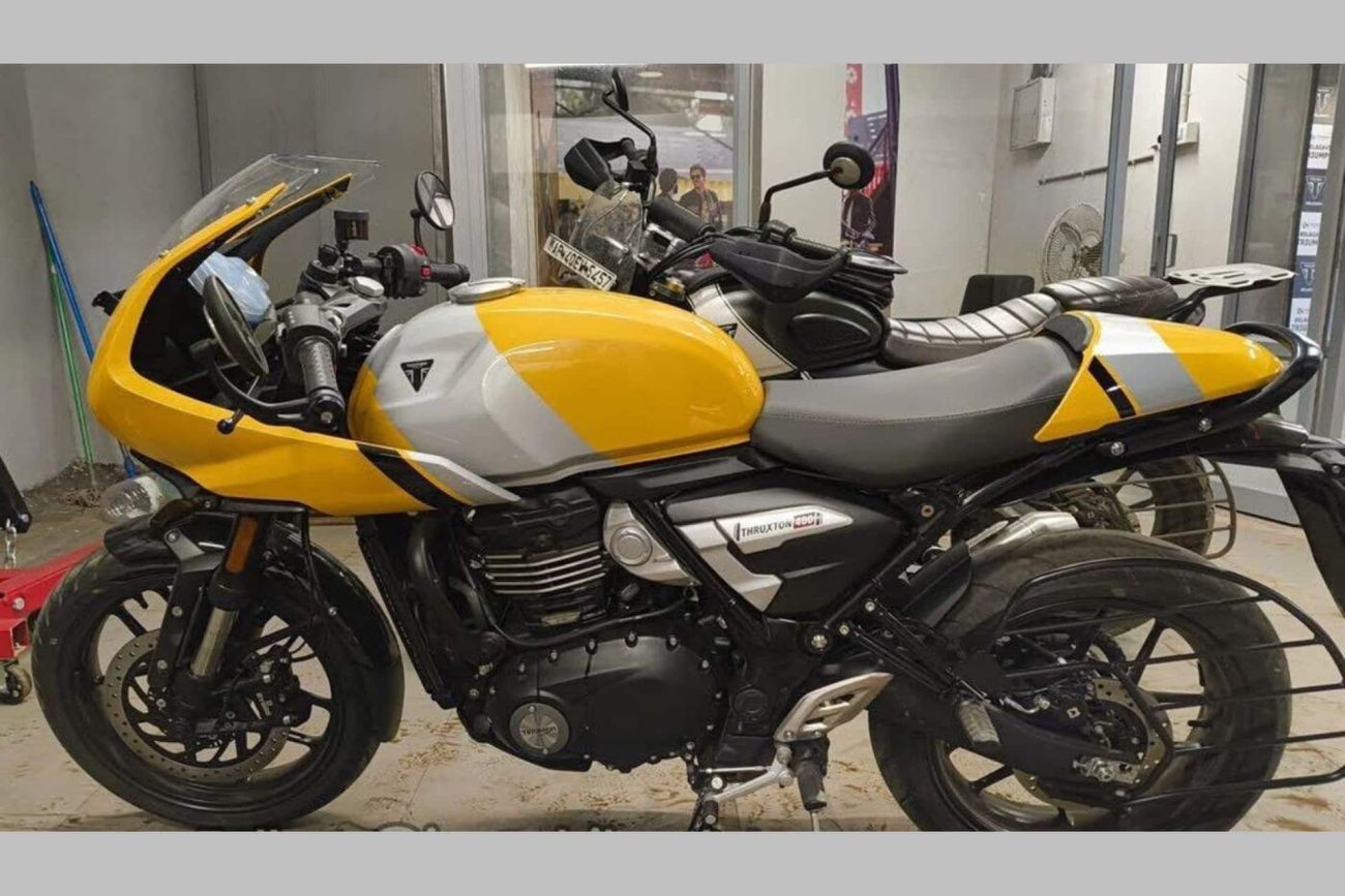 Así luce la nueva Triumph Thruxton 400 antes de su lanzamiento oficial