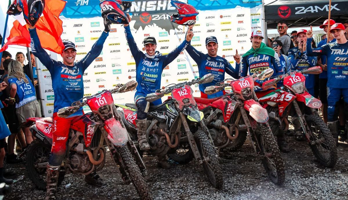 ISDE ITALIA 2025. Dominio de Italia venciendo en Trofeo y...