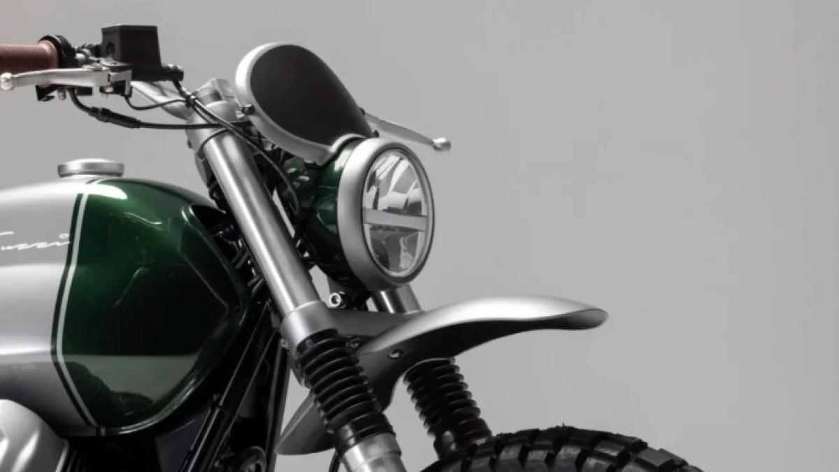 Esta preparación de una Moto Guzzi V7 scrambler te va a encantar