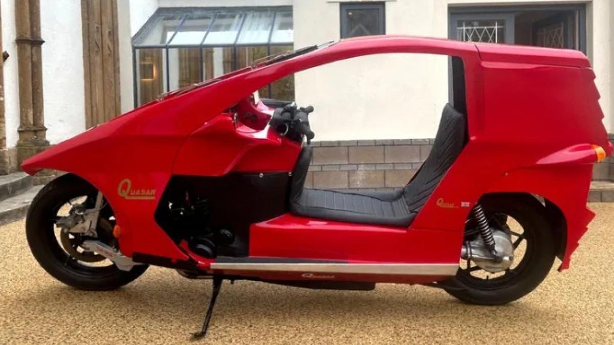 La moto con techo no la inventó BMW, es de 1980 y ahora se subasta