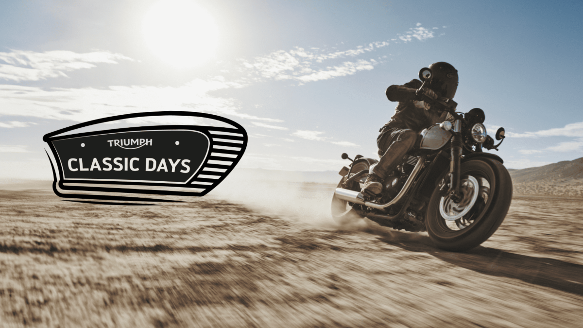 Vintage, potentes… ¡y equipadas con las últimas ventajas! Septiembre te da la excusa perfecta para estrenar tu Triumph clásica