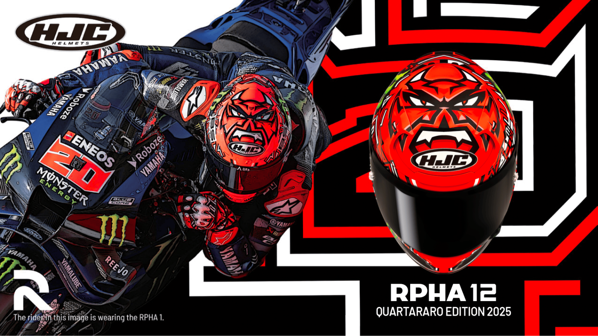 Siente la potencia de MotoGP en cada curva con el nuevo HJC RPHA 12 Quartararo Replica II