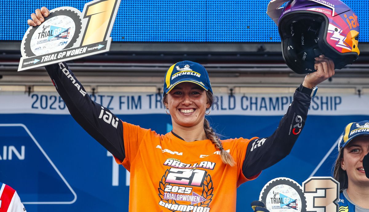 Berta Abellan conquista el mundial de TrialGP Women 2025 tras seis subcampeonatos