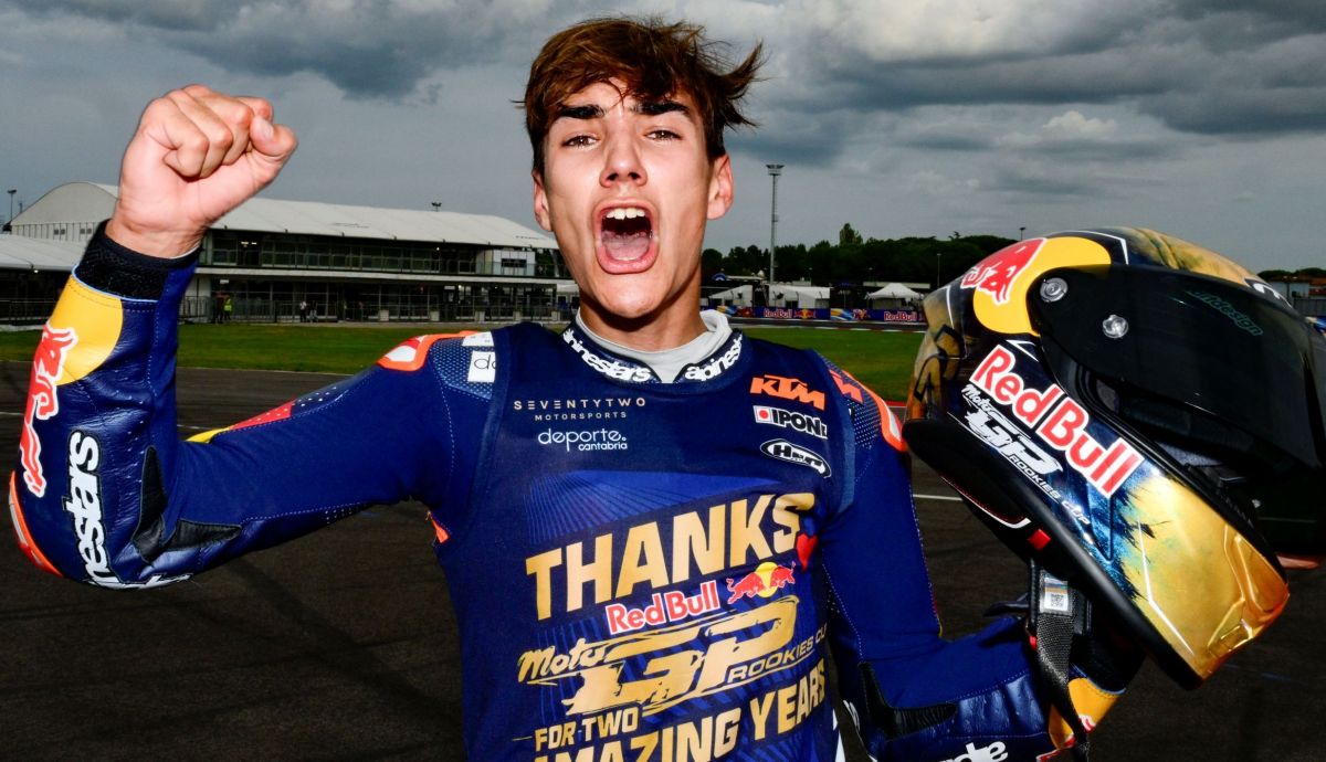 Brian Uriarte se proclama campeón de MotoGP Rookies Cup 2025