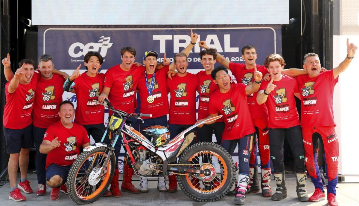 Gabriel Marcelli Campeón de España de Trial TR1.