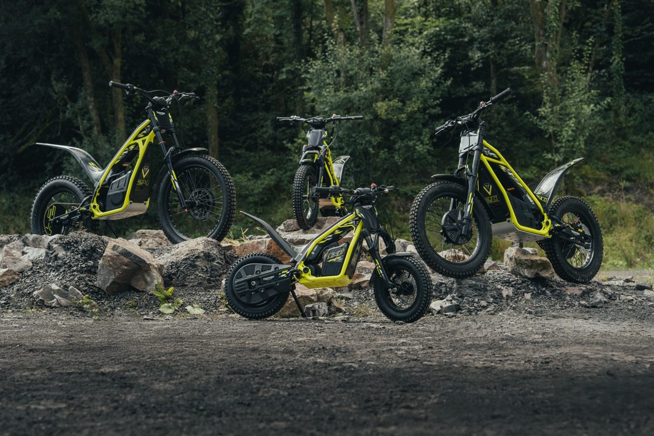Triumph presenta las TXP: la primera gama de motos eléctricas off-road para jóvenes