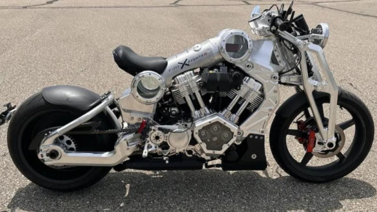 Una brutal y exclusiva moto, a subasta con 0 km