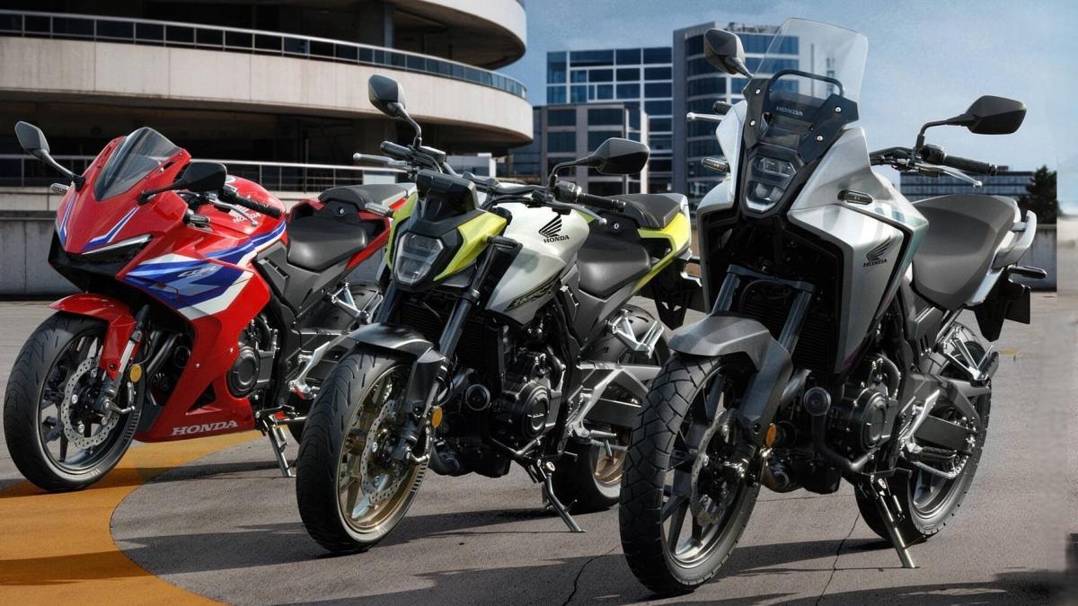 El embrague electrónico llega a las Honda CB500 Hornet, NX500 y CBR500R 2026, el E-Clutch