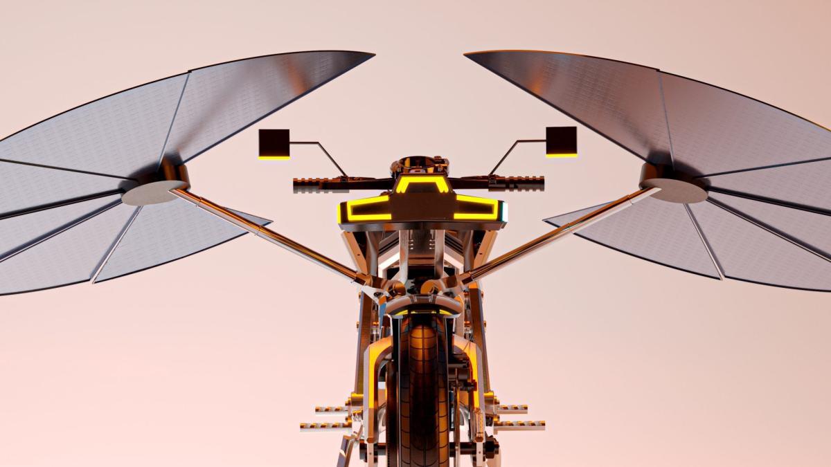 Una moto a la que nunca hay que llenar el depósito, ideal si te llamas Max en un futuro postapocalíptico