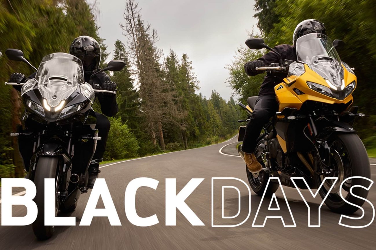 Black Days 2025 de Triumph: La ocasión perfecta para estrenar moto