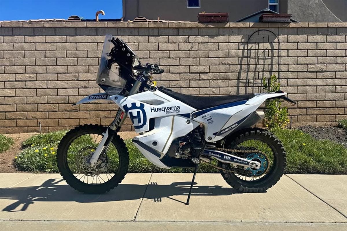 Si estabas esperando una señal para correr el Dakar quizás sea esta: Husqvarna FR450 Rally 2023 en venta