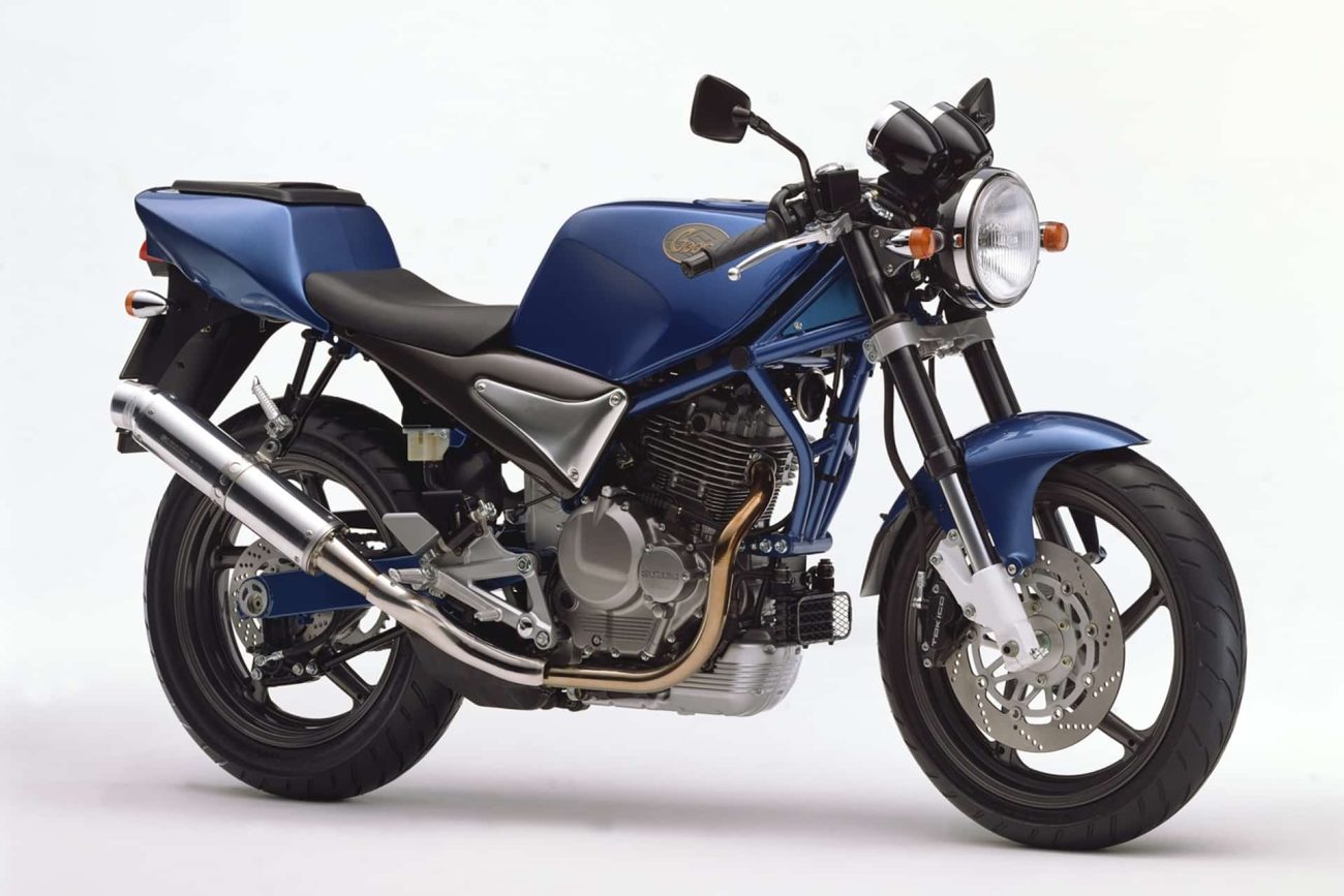 ¿Prepara Suzuki un nuevo modelo naked que reviva la filosofía de la Goose 350 de la década de los 90?