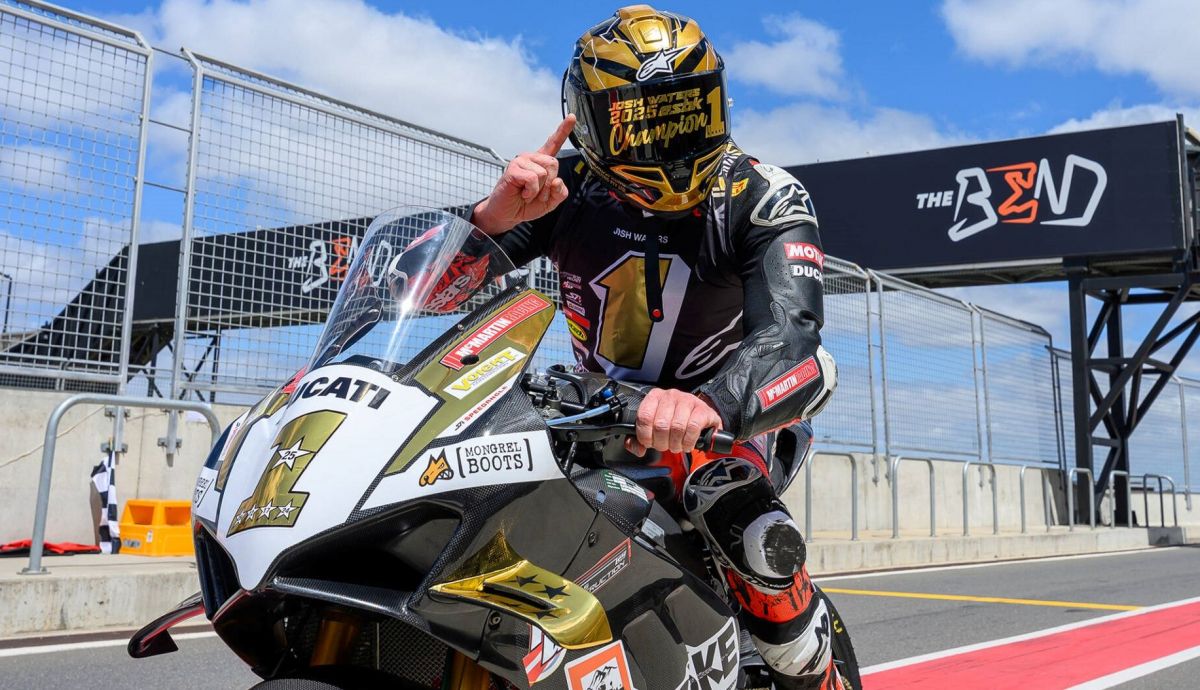 Josh Waters conquista el ASBK 2025 y ya es pentacampeón del Australian Superbike