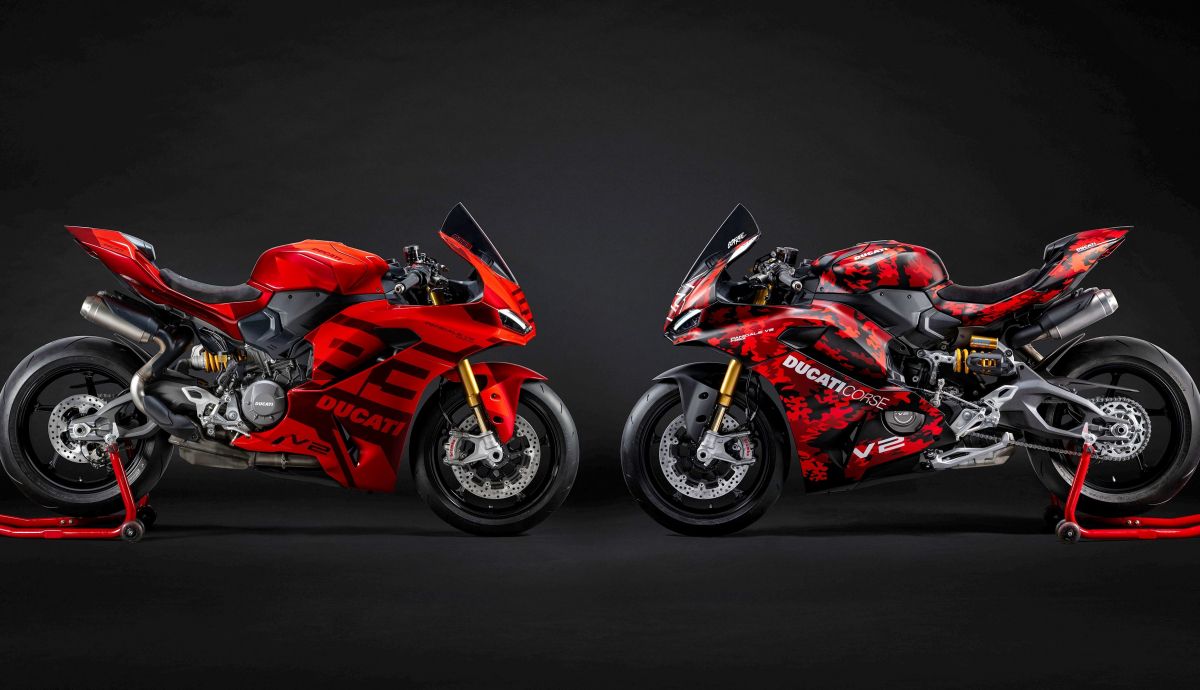 Ducati Panigale V2 MM93 y FB63, dos motos dedicadas a Marc Márquez y Pecco Bagnaia
