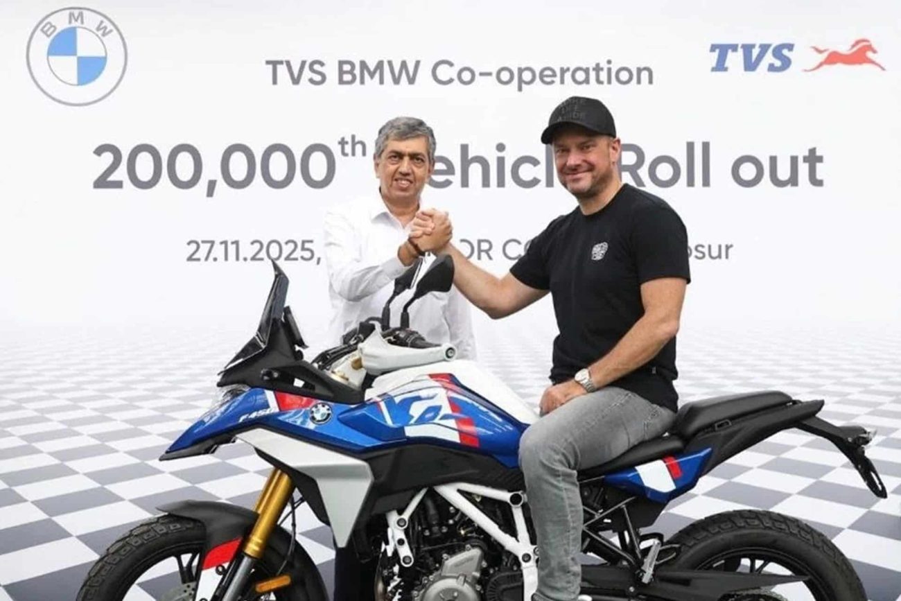 Arranca la producción de la BMW F 450 GS en las instalaciones de TVS en Hosur