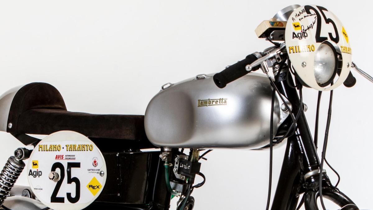 El scooter Lambretta de carreras más raro que nunca has visto, un pepino de cuidado que es el sueño de los quemados de la marca