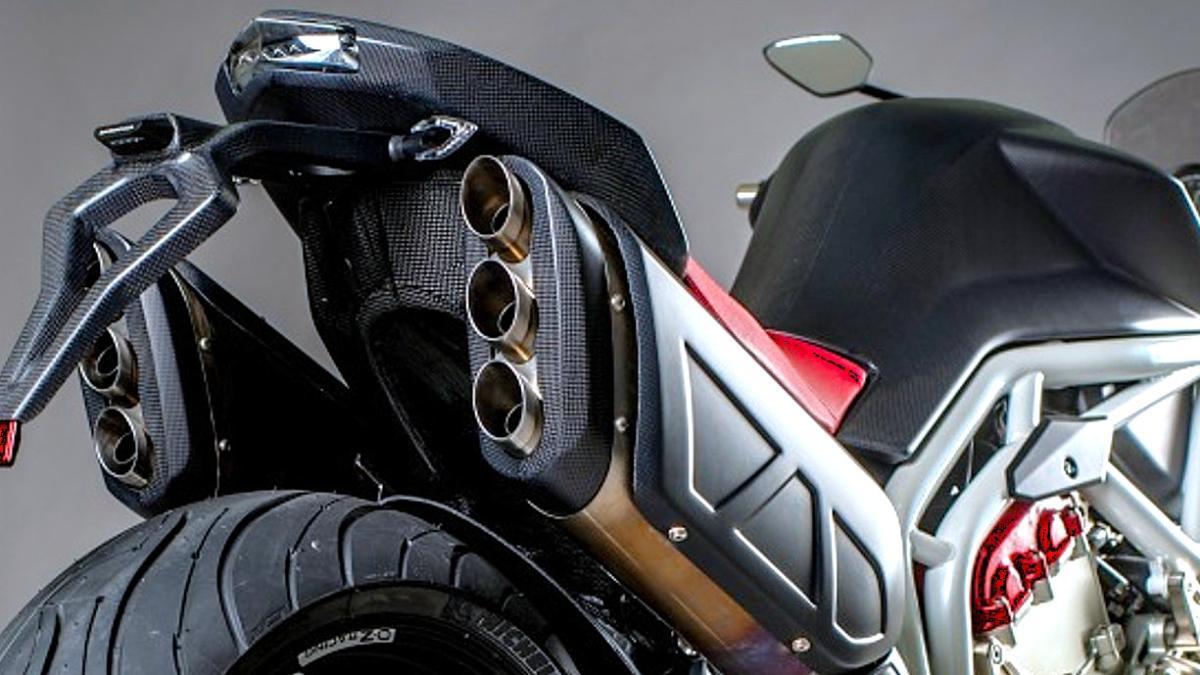 Una moto naked bestial que nadie conoce, con un motor de 6 cilindros en V y de 2.500 c.c., la FGR 2500 V6 Midalu