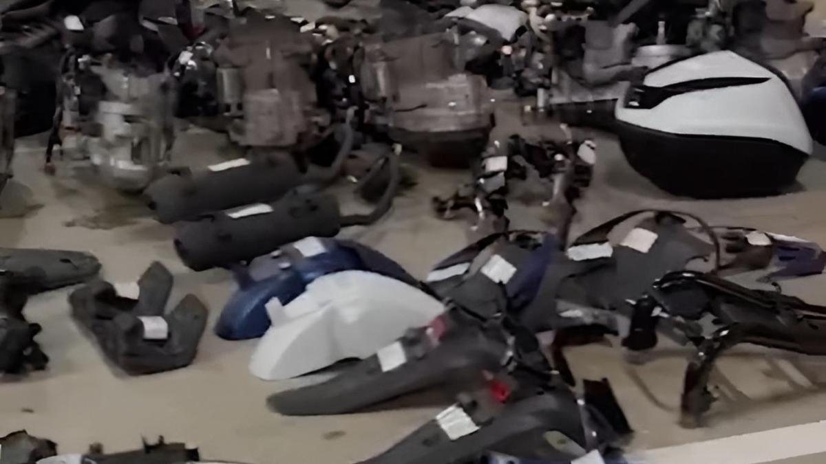 Los Mossos desarticulan una banda especializada en robar motos en Manresa