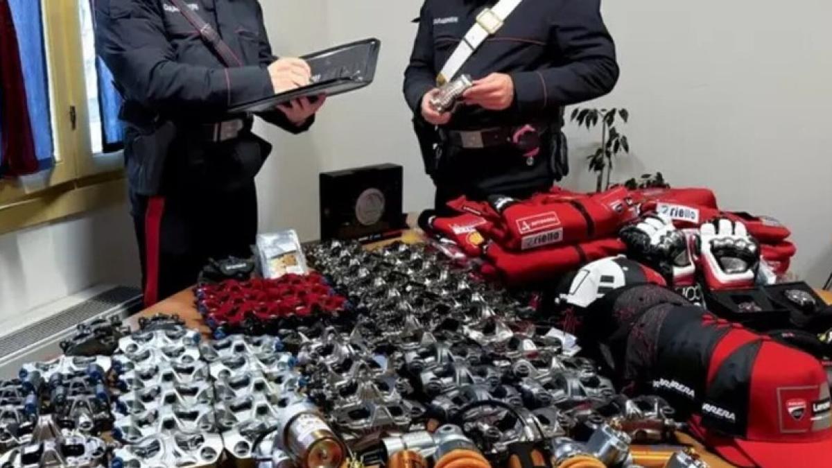Cazado un ladrón que había robado piezas de MotoGP a Ducati por valor de 200.000 euros