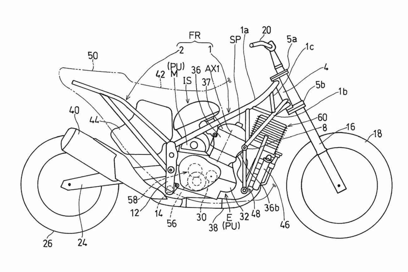 Kawasaki trabaja en un maxiscooter híbrido de altas prestaciones