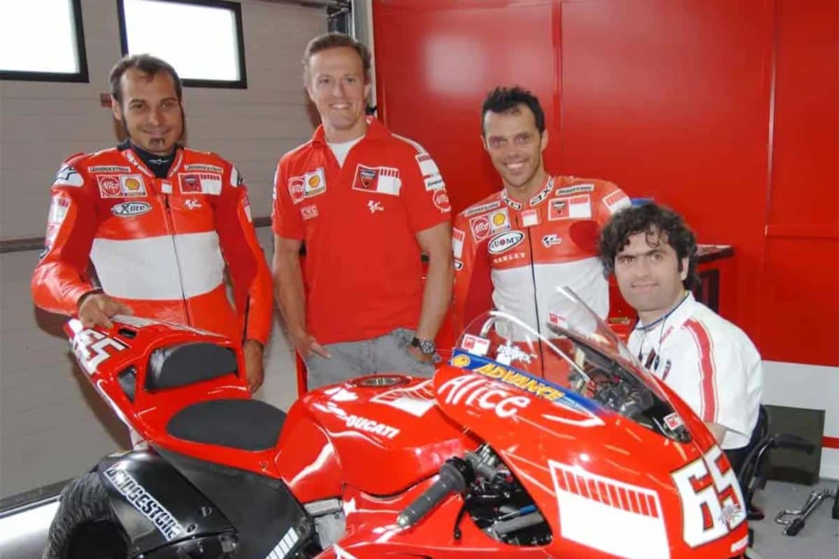 Vittoriano Guareschi, el mítico probador de Ducati, “desclasifica” secretos de las primeras Desmosedici