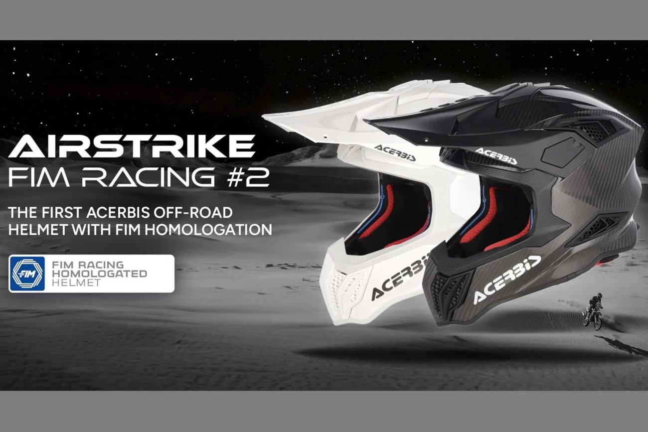 Nuevo Airstrike FIM Racing #2: El primer casco de motocross de Acerbis con homologación FIM